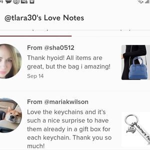 Thanks for those Purse Love Notes!!!